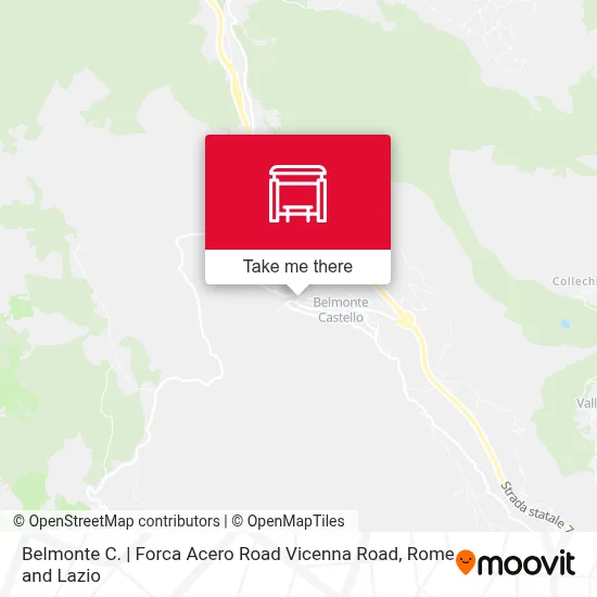 Belmonte C. | Forca Acero Road Vicenna Road map