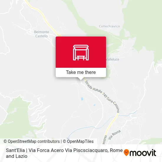 Sant'Elia | Via Forca Acero Via Piscsciacquaro map