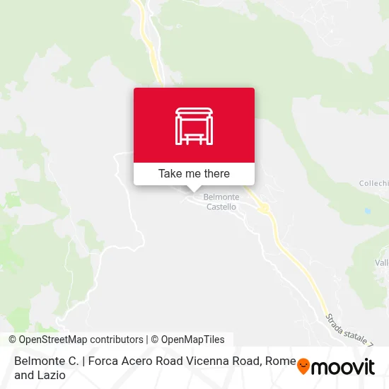 Belmonte C. | Forca Acero Road Vicenna Road map