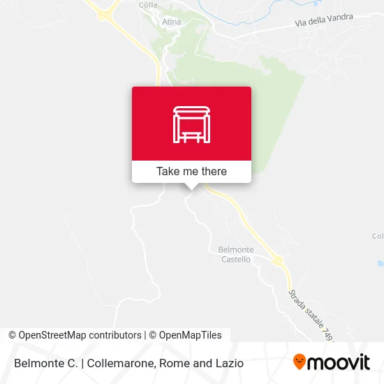 Belmonte C. | Collemarone map