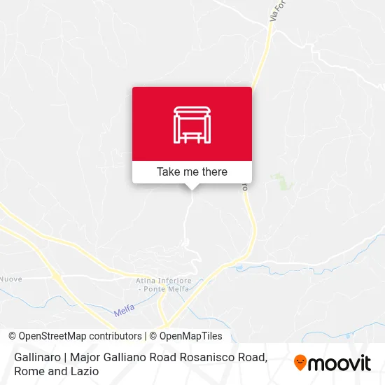 Gallinaro | Major Galliano Road Rosanisco Road map