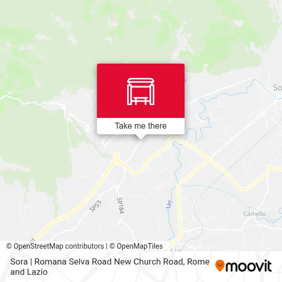Sora | Romana Selva Road New Church Road map