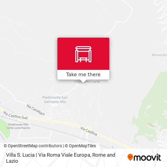 Villa S. Lucia | Via Roma Viale Europa map
