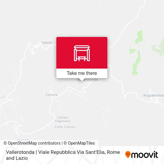 Vallerotonda | Viale Repubblica Via Sant'Elia map