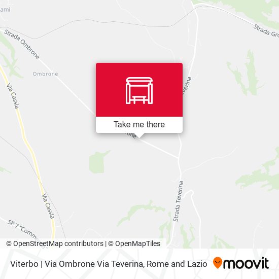 Viterbo | Via Ombrone Via Teverina map