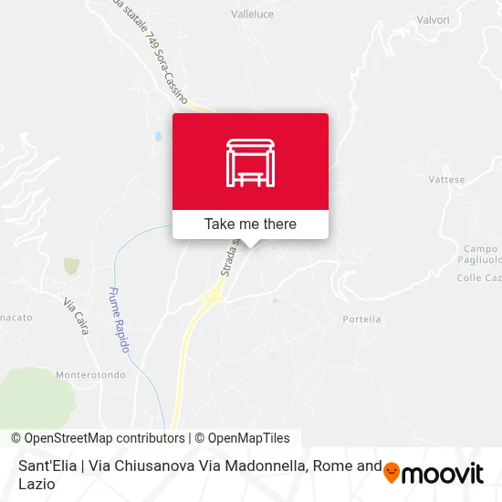 Sant'Elia | Via Chiusanova Via Madonnella map