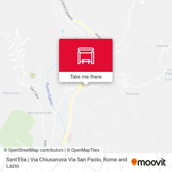 Sant'Elia | Via Chiusanova Via San Paolo map