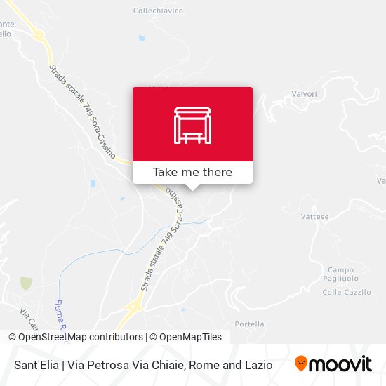 Sant'Elia | Via Petrosa Via Chiaie map