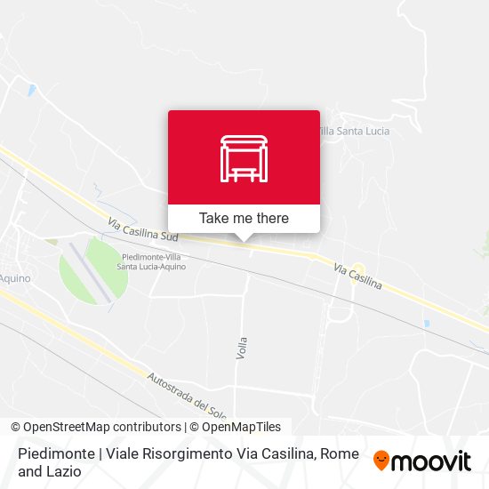 Piedimonte | Viale Risorgimento Via Casilina map