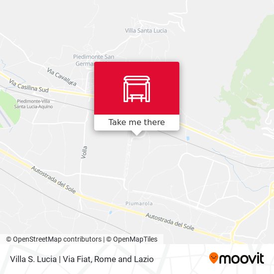 Villa S. Lucia | Via Fiat map