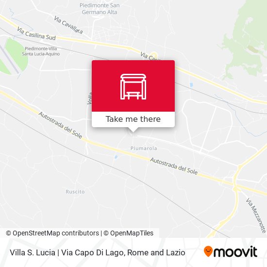 Villa S. Lucia | Via Capo Di Lago map