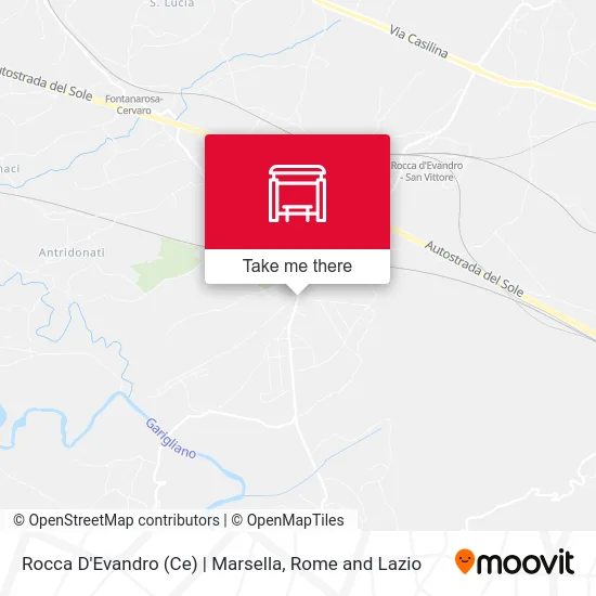 Rocca D'Evandro (Ce) | Marsella map
