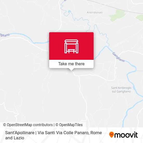 Sant'Apollinare | Saints Street Colle Panaro map