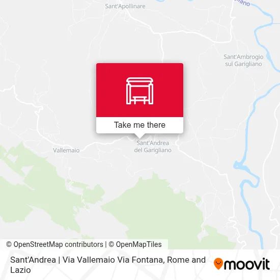 Sant'Andrea | Via Vallemaio Via Fontana map