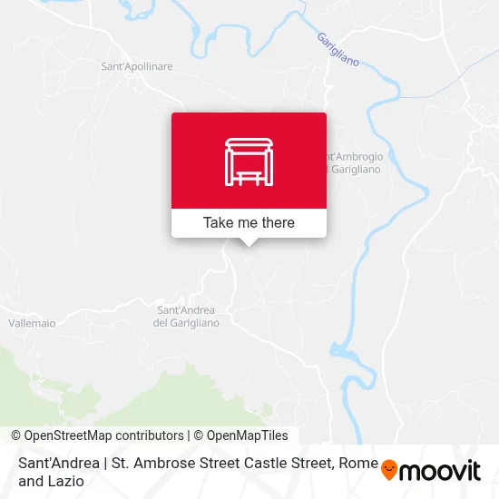 Sant'Andrea | St. Ambrose Street Castle Street map