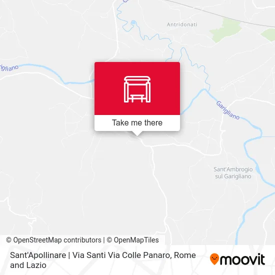 Sant'Apollinare | Saints Street Colle Panaro map