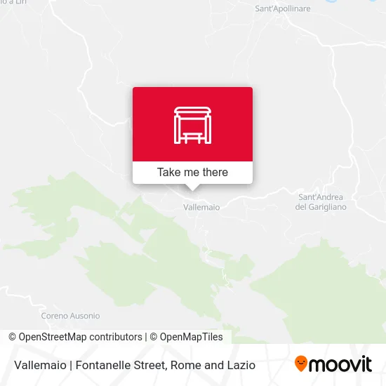 Vallemaio | Fontanelle Street map