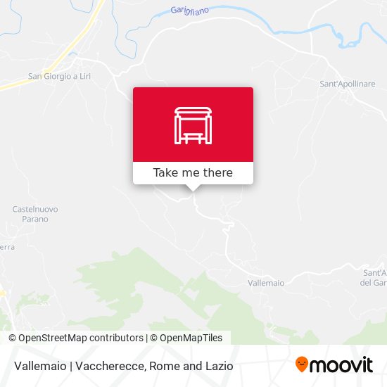 Vallemaio | Vaccherecce map