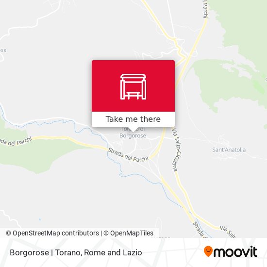Borgorose | Torano map