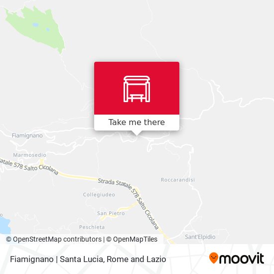 Fiamignano | Santa Lucia map