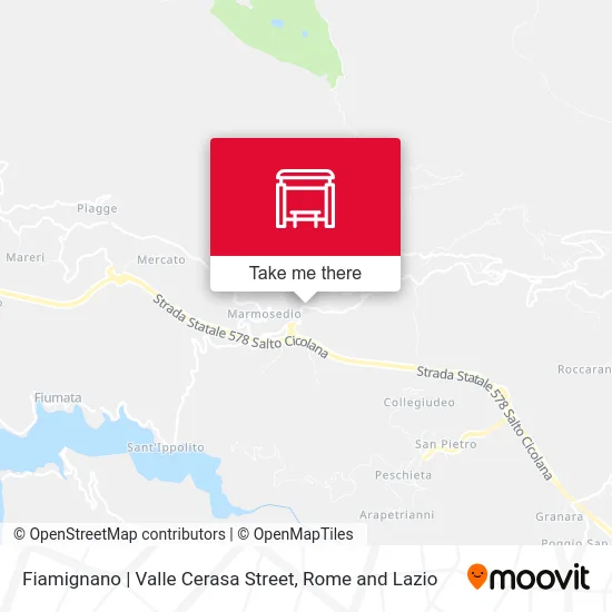 Fiamignano | Valle Cerasa Street map