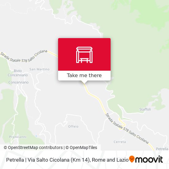 Petrella | Via Salto Cicolana (Km 14) map