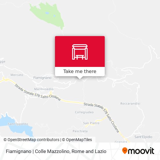 Fiamignano | Colle Mazzolino map