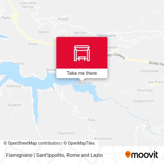 Fiamignano | Saint Hippolytus map