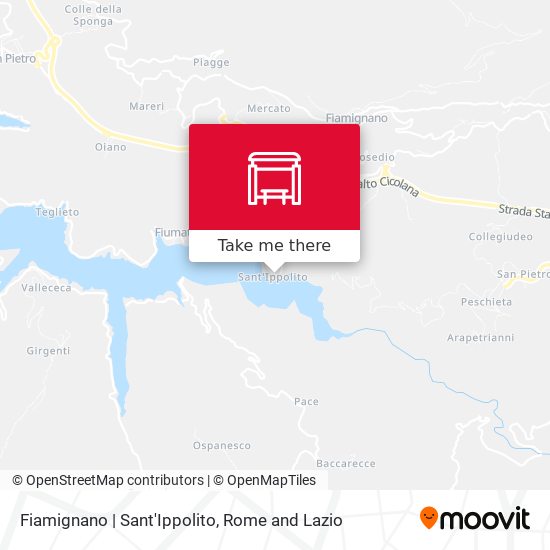 Fiamignano | Sant'Ippolito map