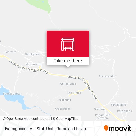 Fiamignano | Via Stati Uniti map