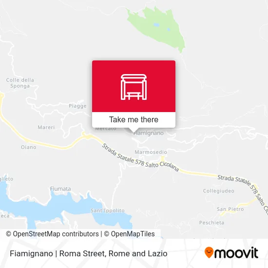 Fiamignano | Roma Street map