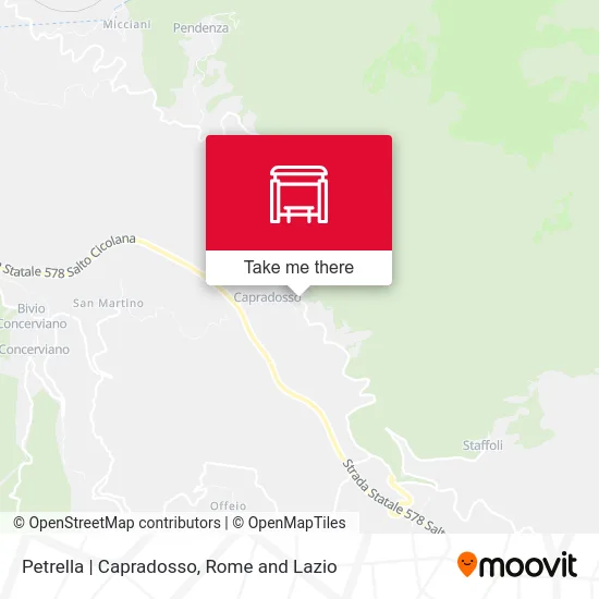 Petrella | Capradosso map