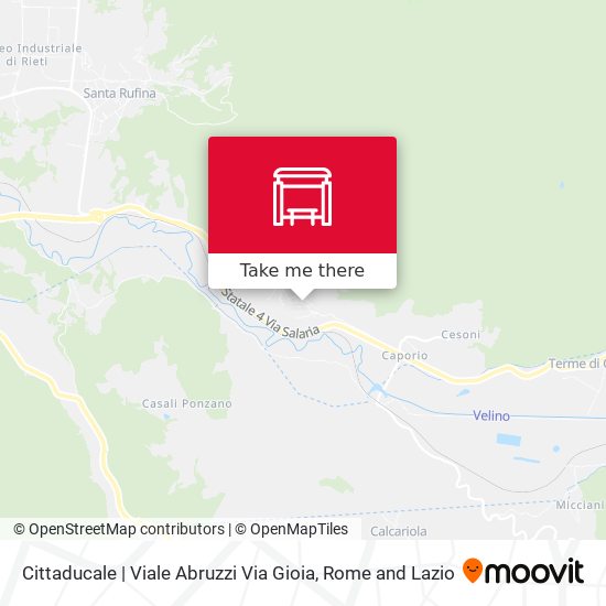 Cittaducale | Viale Abruzzi Via Gioia map