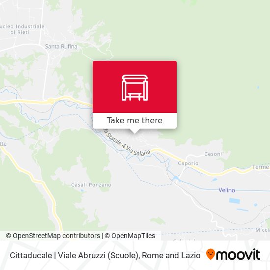 Cittaducale | Viale Abruzzi (Scuole) map