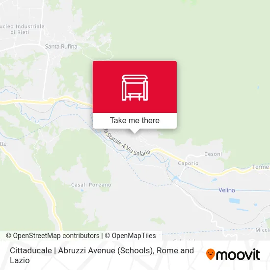 Cittaducale | Abruzzi Avenue (Schools) map