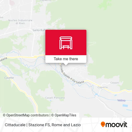 Cittaducale | Railway Station map