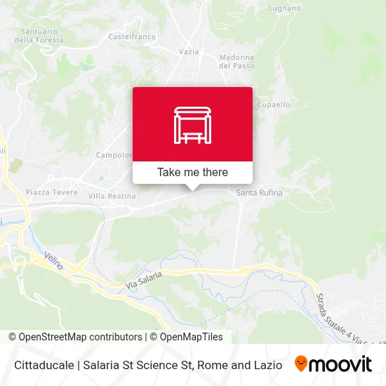 Cittaducale | Salaria St Science St map