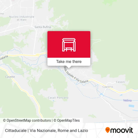 Cittaducale | Via Nazionale map