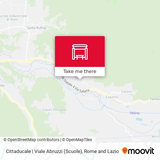 Cittaducale | Viale Abruzzi (Scuole) map