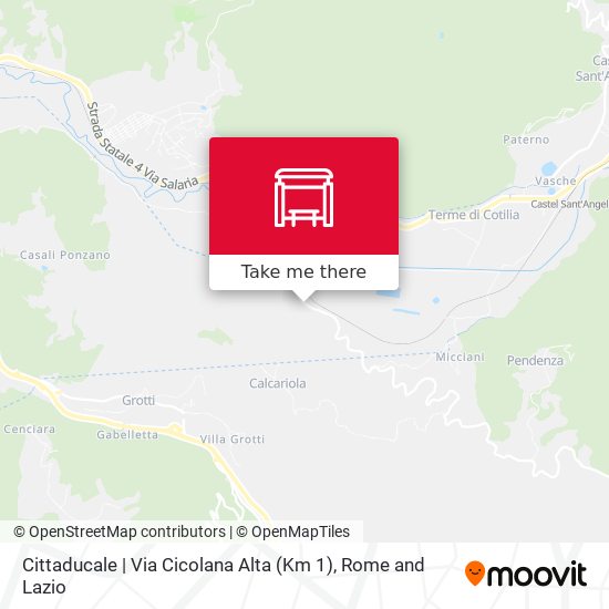 Cittaducale | Via Cicolana Alta (Km 1) map