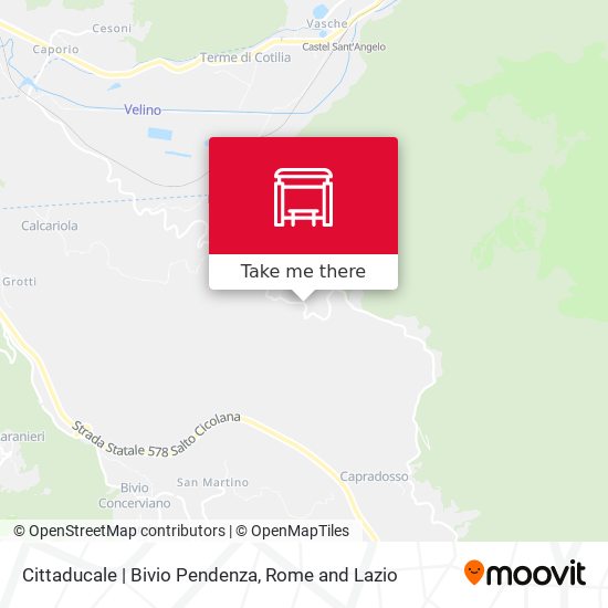 Cittaducale | Bivio Pendenza map