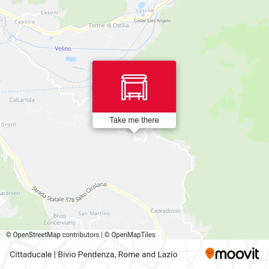 Cittaducale | Pendenza Junction map