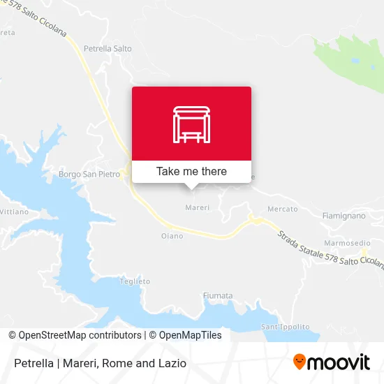 Petrella | Mareri map