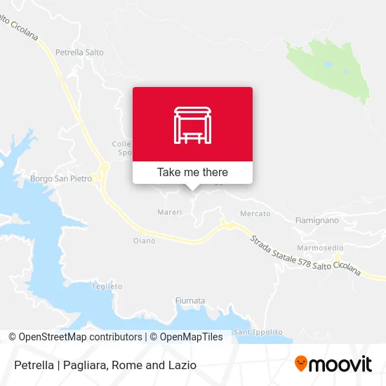 Petrella | Pagliara map