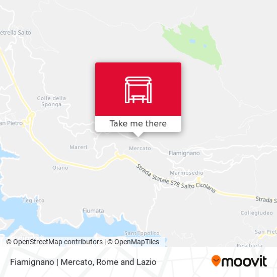 Fiamignano | Mercato map