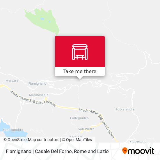 Fiamignano | Casale Del Forno map