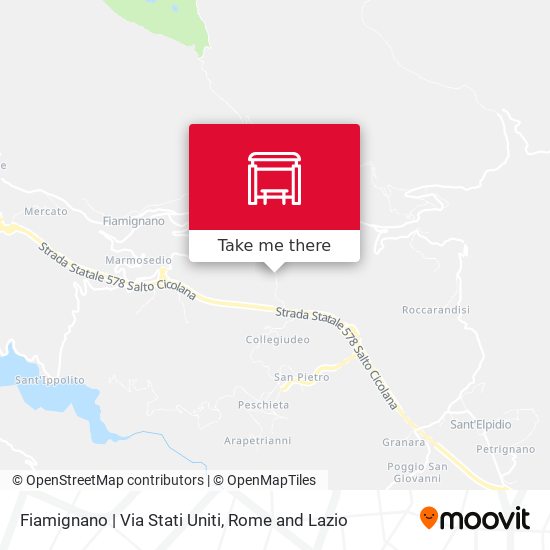 Fiamignano | Via Stati Uniti map