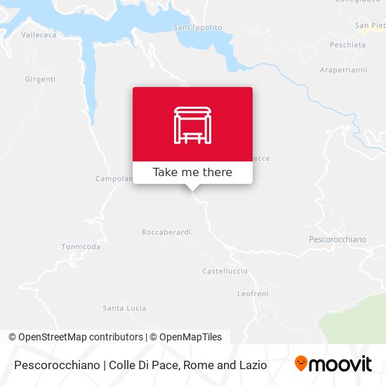 Pescorocchiano | Colle Di Pace map