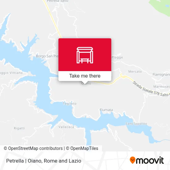 Petrella | Oiano map