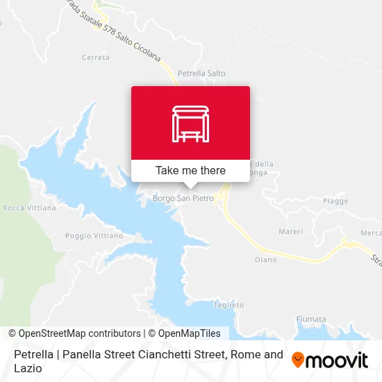 Petrella | Panella Street Cianchetti Street map